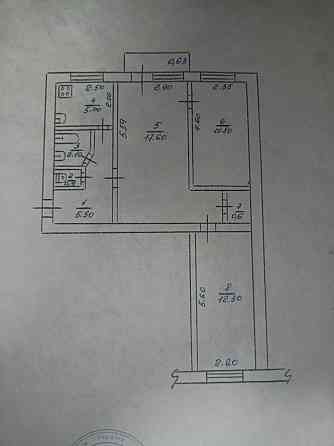 3-х кімнатна квартира під ремонт пр-т Металургів 9 3/5 поверх Кривой Рог