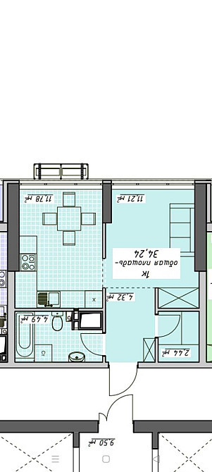 1 ком квартиры в ЖК Атмосфера возможно рассрочка. Одеса - зображення 7