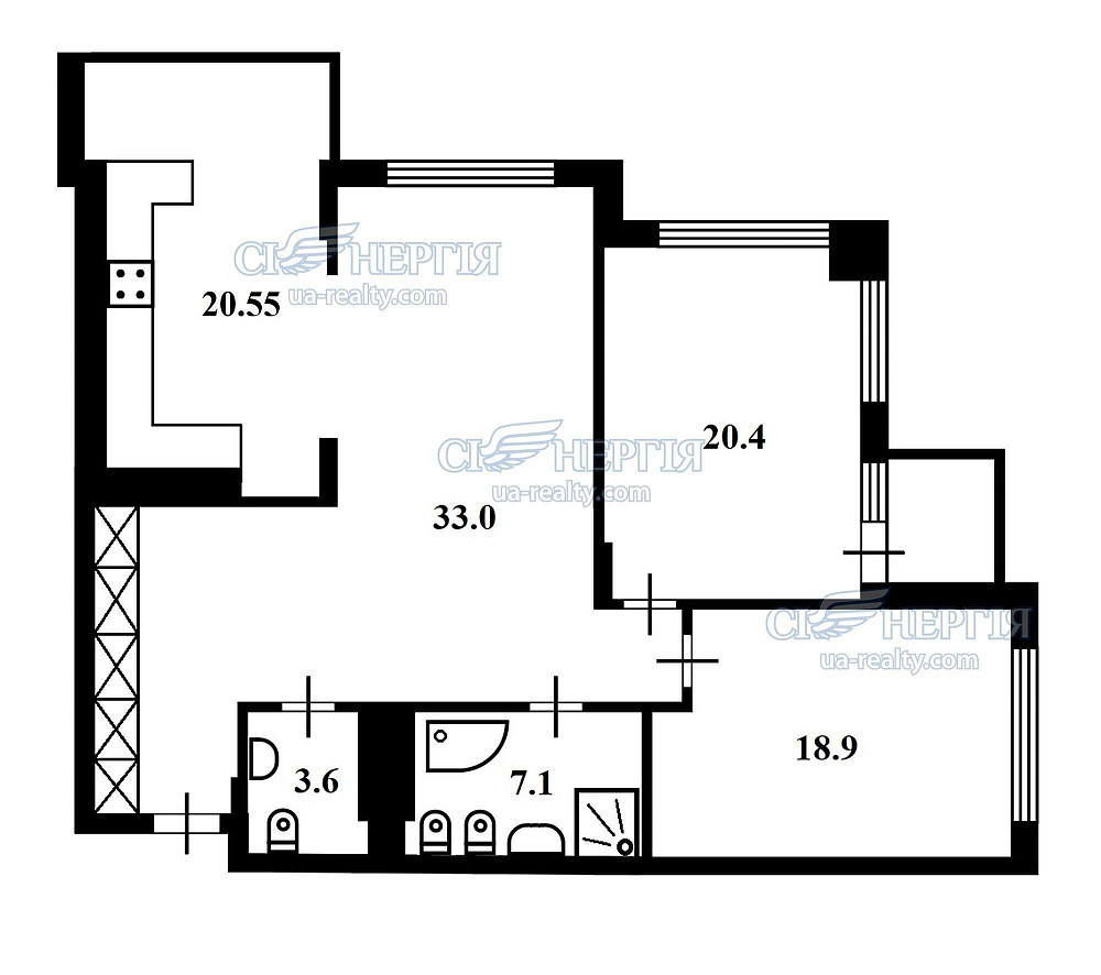 3-кім 118м.кв. Верхогляда ( Драгомірова ), 15 з якісним ЄВРОРЕМОНТОМ Київ - зображення 2