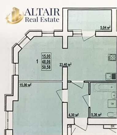 Евродвушка 51м в новострое ЖК Левада.Центр.Q Харьков - изображение 2