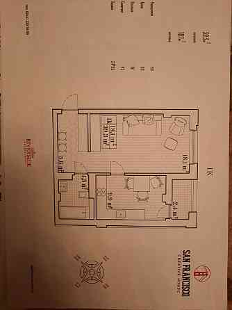 Продаж 1-кімнатної квартири в ЖК San Francisco Creative House Київ