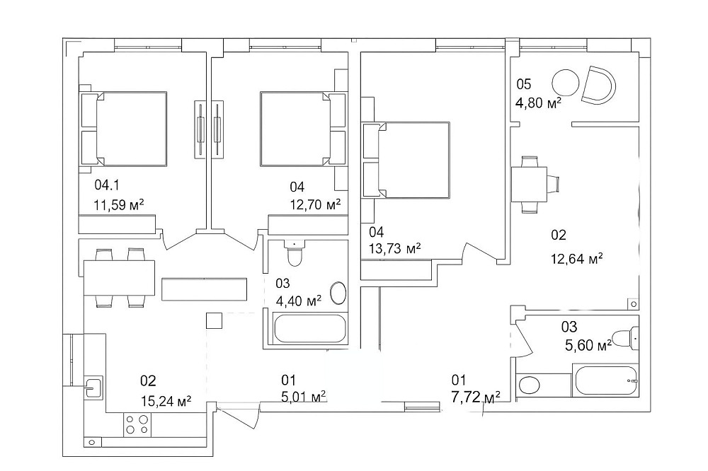 Продам 4-х комнатную квартиру в новом доме. Рассрочка 50 месяцев Одеса - зображення 1
