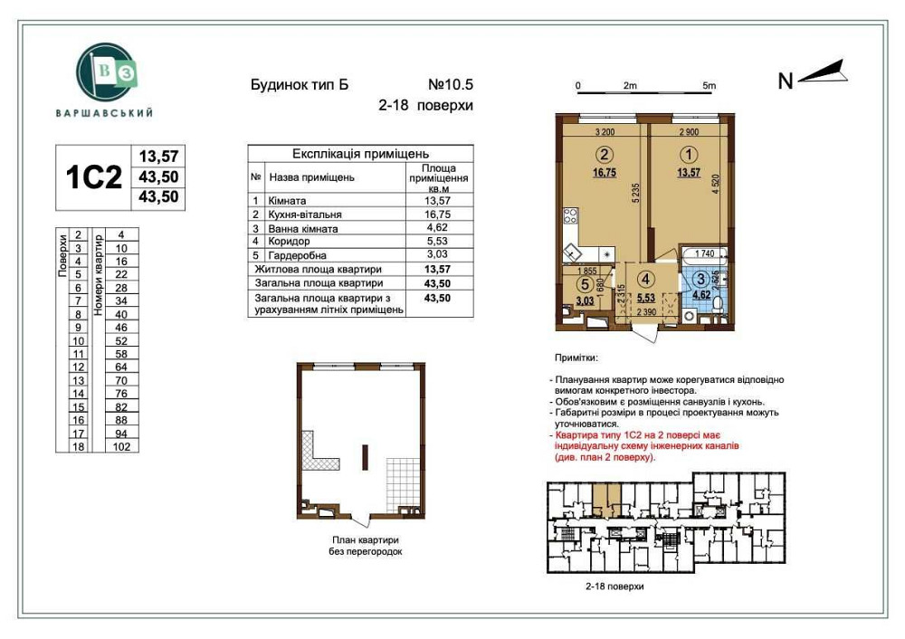 1 кім Варшавський 3 Варшавский Буд 10.5 Олеся Крістерів Змієнка Без % Київ - зображення 1