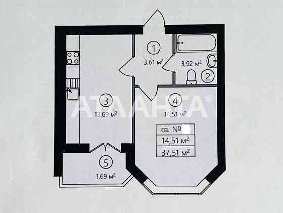 Однокімнатна квартира ЖК Family-2, Гатне, перепоступка! Гатное