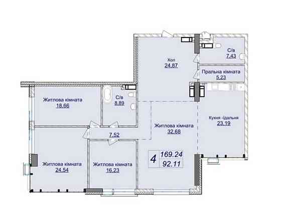 Без % Продаж 4к (169,24 м2) Новопечерські Липки Вид на місто 7 черга Київ