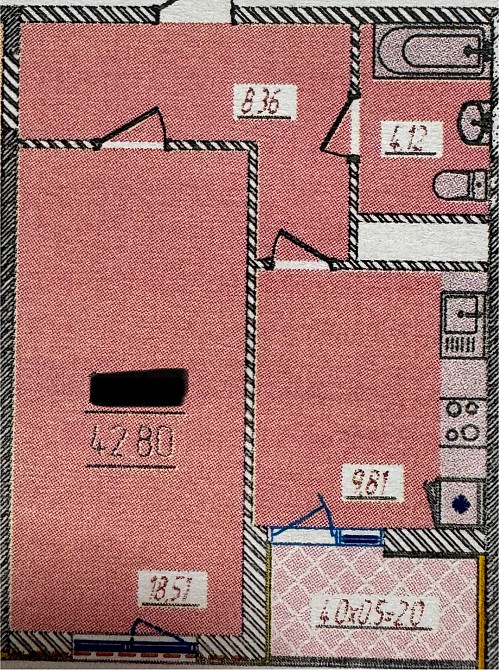 1-кімнатна квартира , Кадор сіті, Краснова, 66 Перлина. Одеса - зображення 2