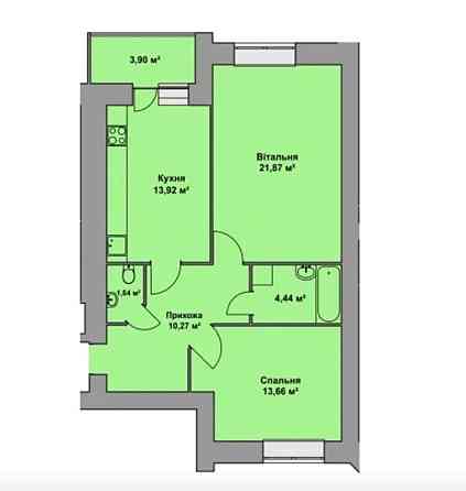 2-к квартира в новобудові Тернопіль Тернопіль