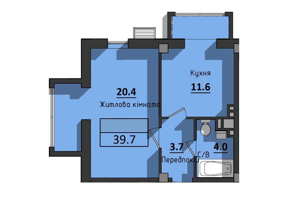1 кімн.квартира в новому будинку на Черьомушках. АОГВ. Будинок зданий. Одесса - изображение 2
