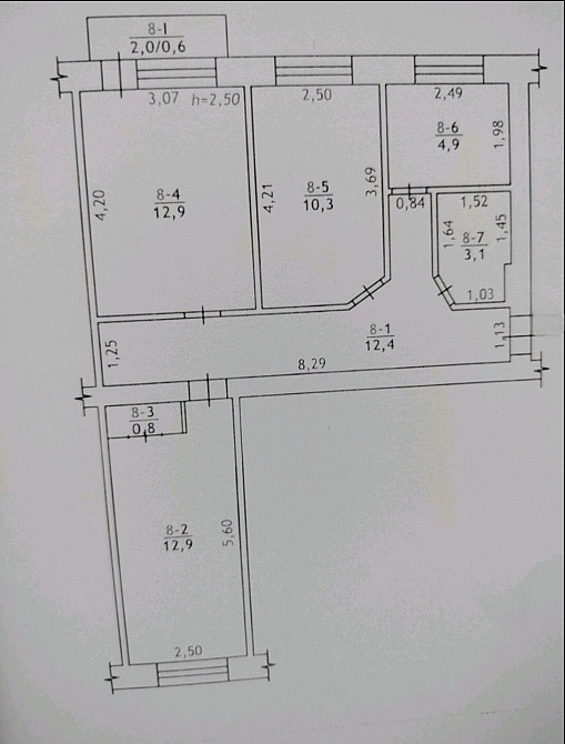 Продам 3-х комнатную квартиру на 2/5 ЮТЗ / Южная Миколаїв - зображення 2