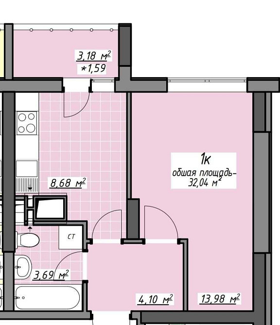 Срочно! Новый дом Глушко Таирова. Квартира с ремонтом 32м2. 0%комиссии Одеса - зображення 5