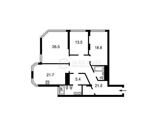 Продаж квартири 3кім 124м ремонт ЖК Sherwood Київ