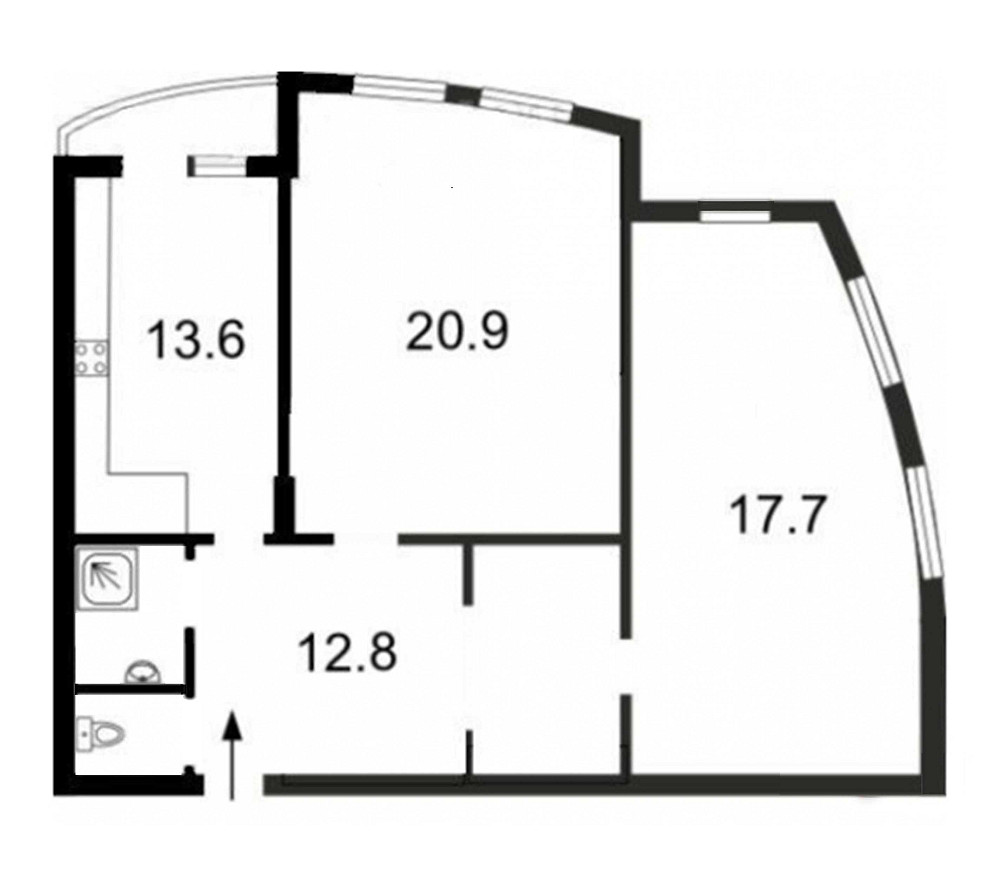 Продаж 2-к квартири, 72 м.кв, вул. В. Забіли, 5, метро Голосіївська Київ - зображення 8