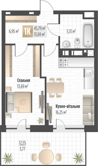 Продаж 1 кім. квартири вул. Орлика ЖК  Soul Park Львов - изображение 2