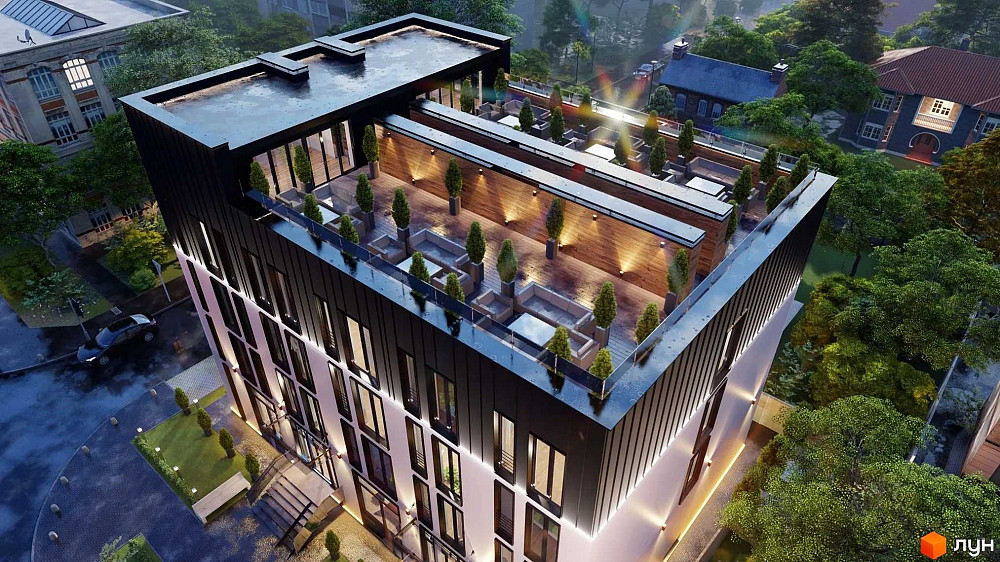 Квартира з терасою на даху біля парку Нивки | A Nova Hause Київ - зображення 1