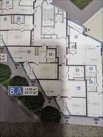 ЖК Заречний, 1К, 63,77 м.кв. дом N8, дом здан, переуступка без % Київ