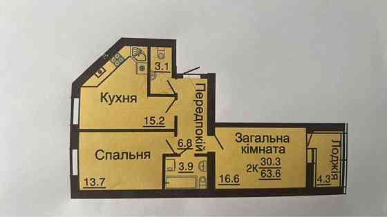 Продам 2кк ЖК Львівський маєток! Є-оселя! Софиевская Борщаговка