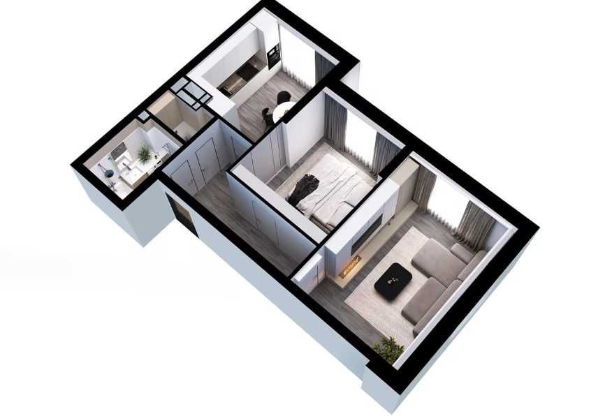 Продаж квартири біля озера. 2к 57 м2, розстрочка 24 517 грн платіж Київ - зображення 5