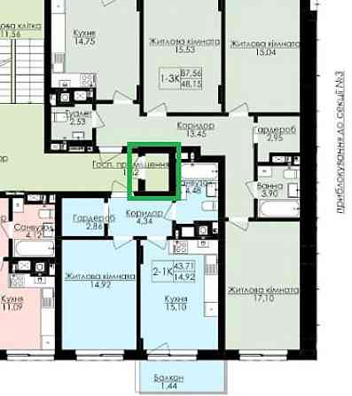 Продам кладову на 3 поверсі ЖК Аурум Спарк Львов