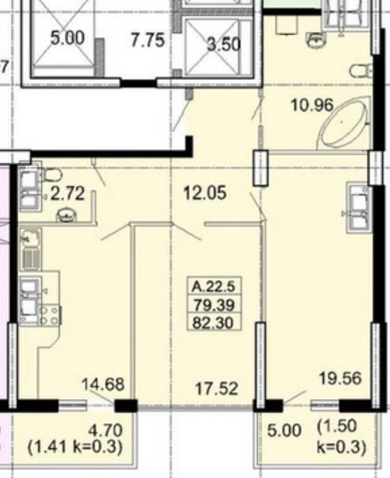 Квартира 82 метра в ЖК Акрополь с видом на МОРЕ и всю Аркадию! Одеса - зображення 4