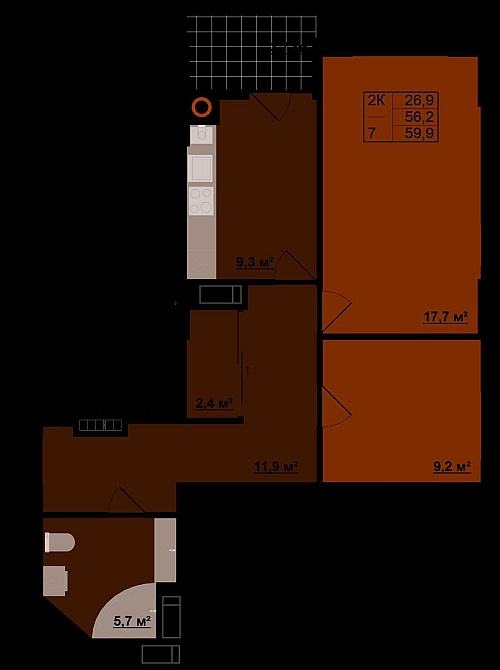 АКЦІЯ! Продаж 2к квартири, сучасний ЖК, неподалік парку та вокзалу Ивано-Франковск - изображение 3