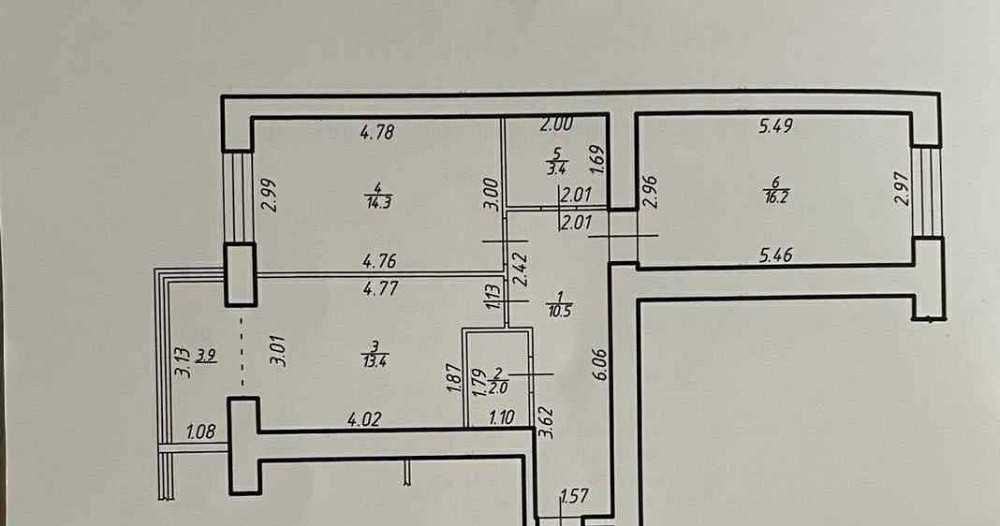 2 кімнатна під ремонт. Стяжка, газ, сантехніка Ивано-Франковск - изображение 2