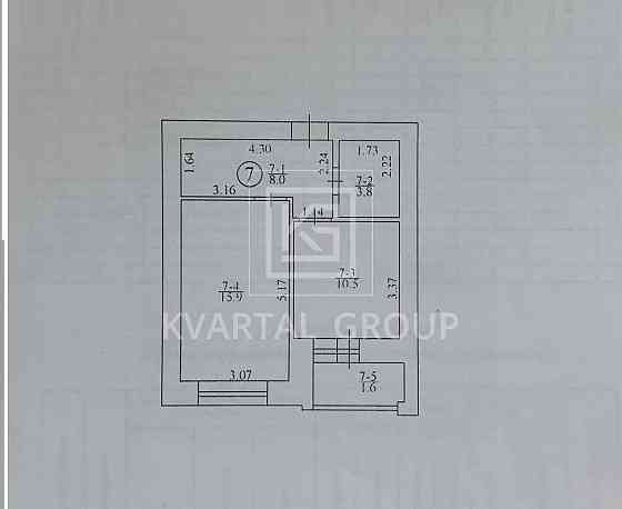 1к з початковим ремонтом в Синергія СІТІ 40 м2 Ірпінь