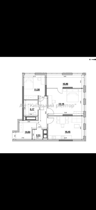 Без комісіі.Продаж квартири 2 кімн. в ЖК Nordica Residence, Київ Київ - зображення 7