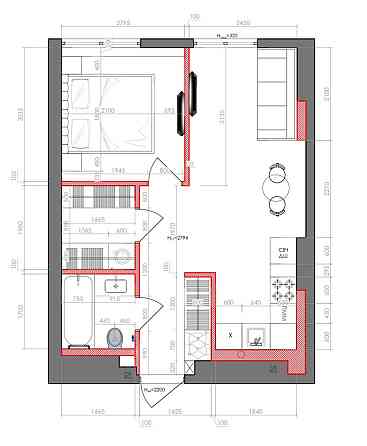 Продам видову квартиру ЖК Mont Blan 38.6м2 Днепр