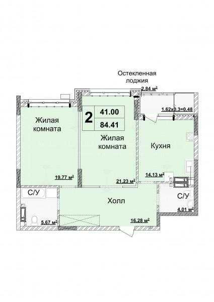 Продаж вишуканої 3к квартири по вул. Андрія Верхогляда, 15б - 85.74 м2 Київ - зображення 1