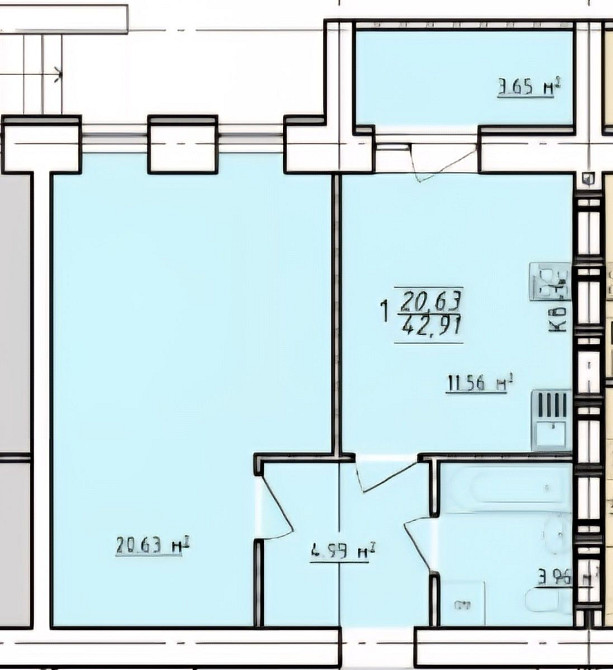 ЖК Левада-2 продам однокомнатную квартиру в заселённом доме документы. Харьков - изображение 7