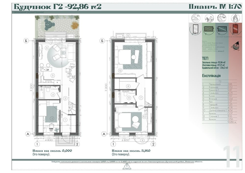 Вигідне розтермінування! Двоповерховий таунхаус в найбільшому ЖК, 93м2 Святопетрівське (Києво-Свят.р-н) - зображення 7
