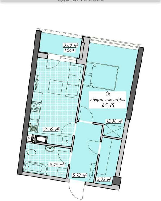 Срочно‼️ 1-комн.квартира 45м²‼️вид на море‼️ЖК "Атмосфера"Секция сдана Одеса - зображення 5