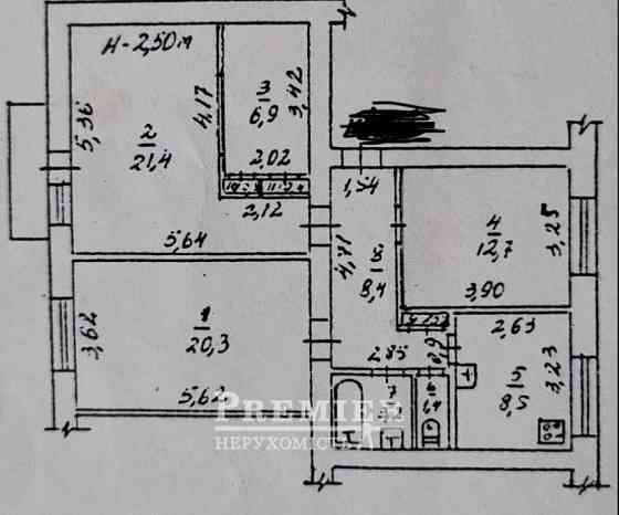 Центр Одеси! 3-кімнатна квартира біля Дерибасівської Одеса