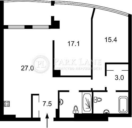 Без комісії ! 2 к ЖК Taryan Towers 3250$ кв.м. Вид на Батьківщину Мати Київ