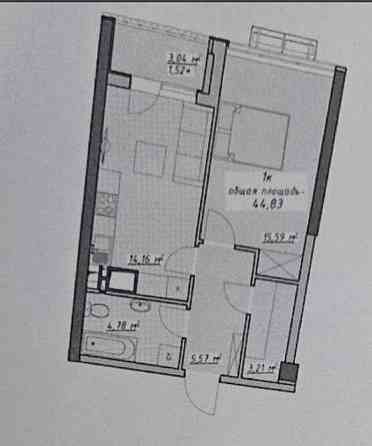 Атмосфера, 1комн с прямым видом на море. 6 секция Одеса