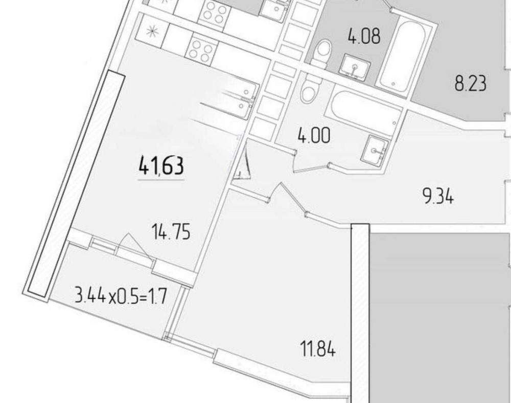 Продам 1 комн в ЖК 67  Жемчужина! Краснова. Лучшая цена! Одеса - зображення 3