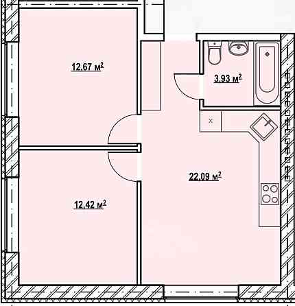 2к квартира з просторою кухнею-вітальнею! Парк! Інфраструктура! Ирпень