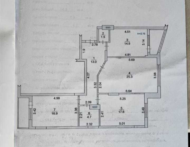 Шараааа! 3 ком 100м2, с Видом на море! Цена Горит! Чорноморськ - зображення 1