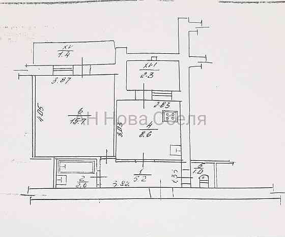 НОВИНКА, продаж 1но кім квартира, з видом на озеро 