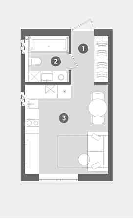 Продаж квартри Студії є Газ від Забудовника є Розтермінування Святопетрівське (Києво-Свят.р-н)