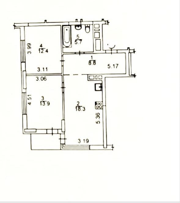 Квартира 60м ЖК Варшавський 2 , 3 поверх Київ - зображення 8