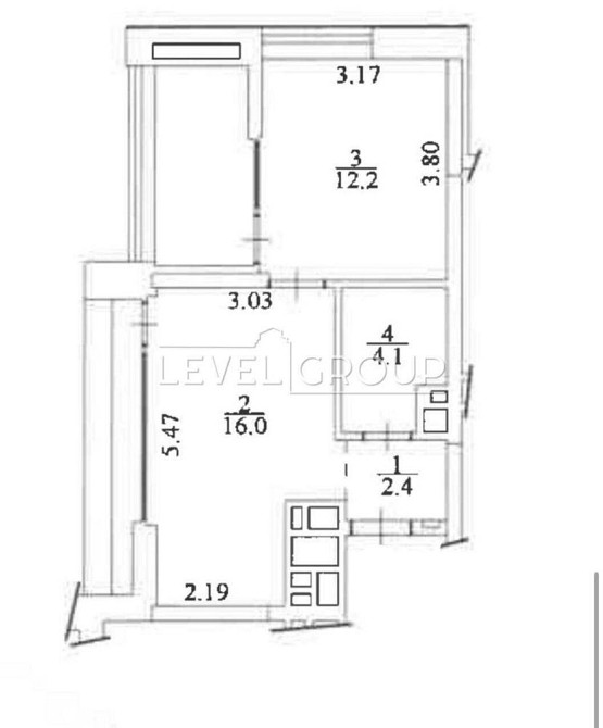Однокомнатная квартира в Unit Home Лук`янівка - зображення 8