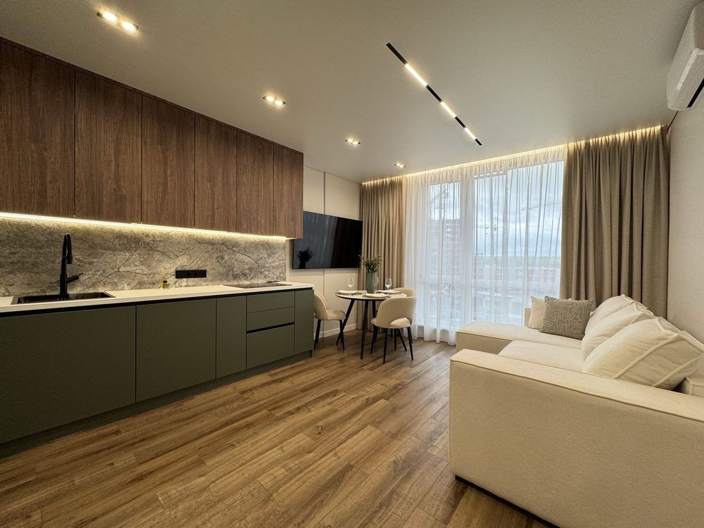 Велика 1-кім+кухня-студія з ремонтом на березі озера в ЖК Manhattan! Ивано-Франковск - изображение 2