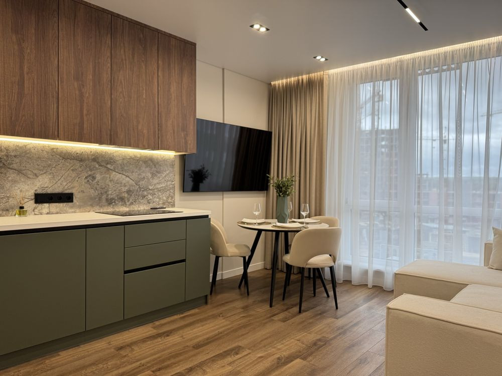 Велика 1-кім+кухня-студія з ремонтом на березі озера в ЖК Manhattan! Ивано-Франковск - изображение 3