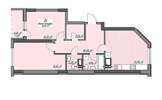 Двусторонняя 2к квартира с ремонтом. Ремонт. Скоро сдача! Одесса