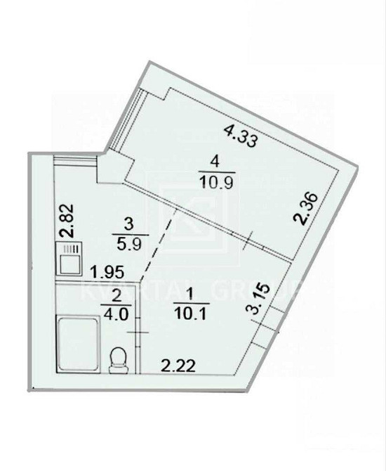 Продам 1к квартиру! ДЕРЖПРОГРАМИ+ Ирпень - изображение 5