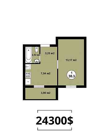 ‼️Нова Квартира з лоджією та газом‼️ Боярка | ЖК Шервуд Боярка