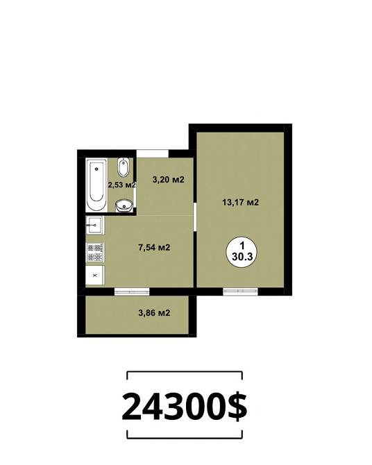 ‼️Нова Квартира з лоджією та газом‼️ Боярка | ЖК Шервуд Боярка - зображення 6