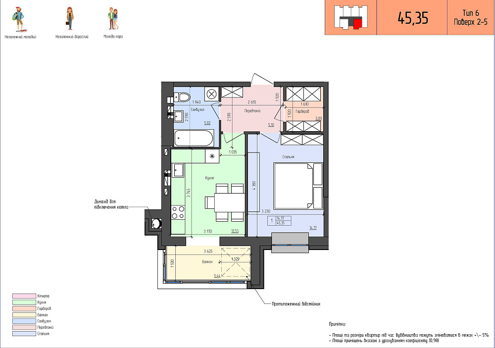 Продаж квартири ЖБК "Там де комфортно" Звягель - зображення 6