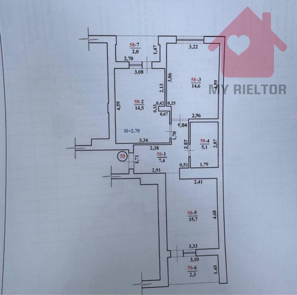 Продаж 2 кім квартири біля Боздошського парку Ужгород - изображение 2